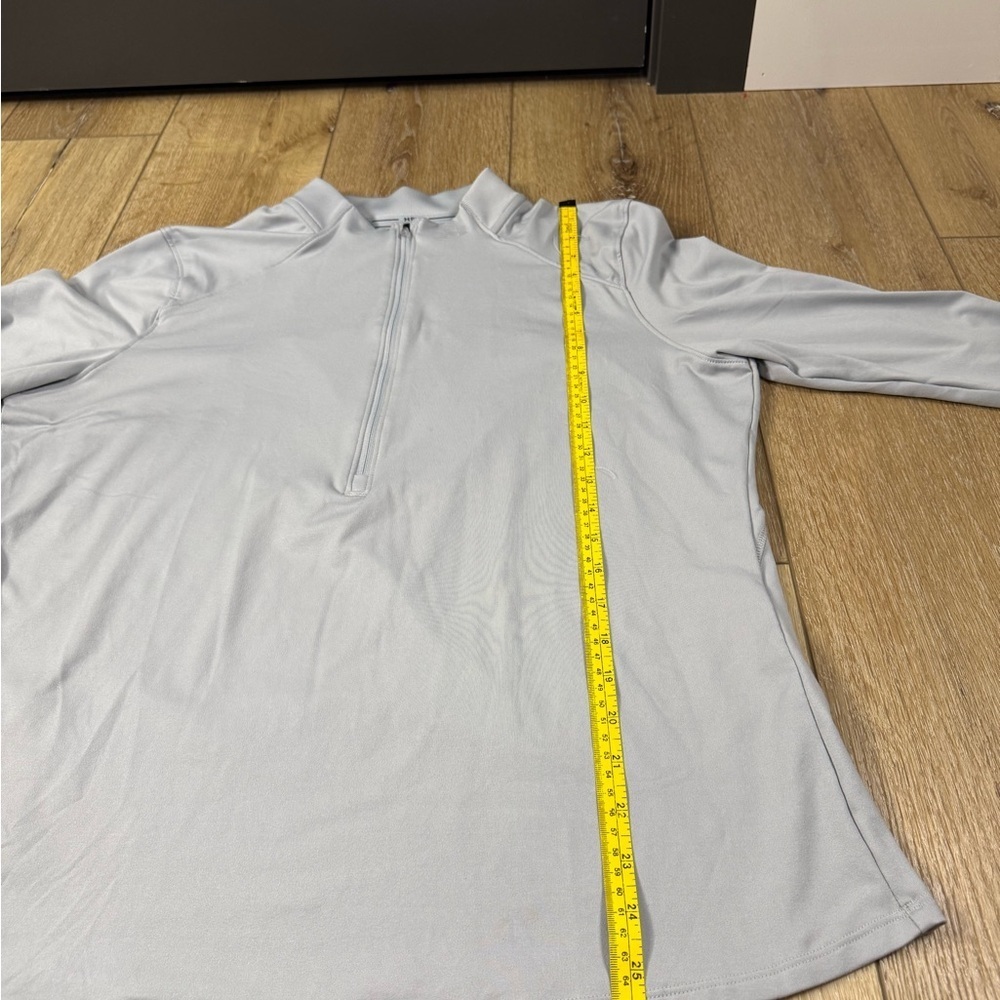 Under Armour Women’s Gray Running Half Zip Long Sleeve Pullover Size XL - Picture 8 of 12